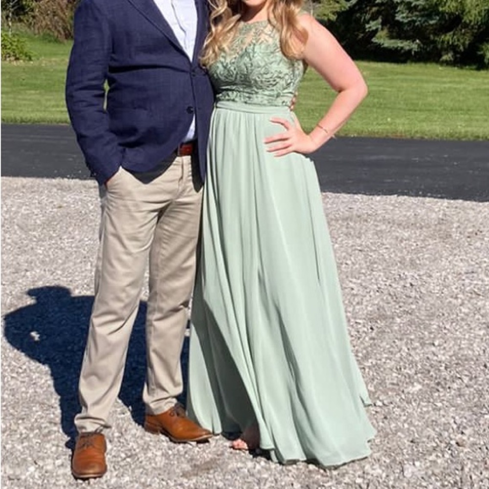 Kennedy Blue Sage Green Dress $80 OBO